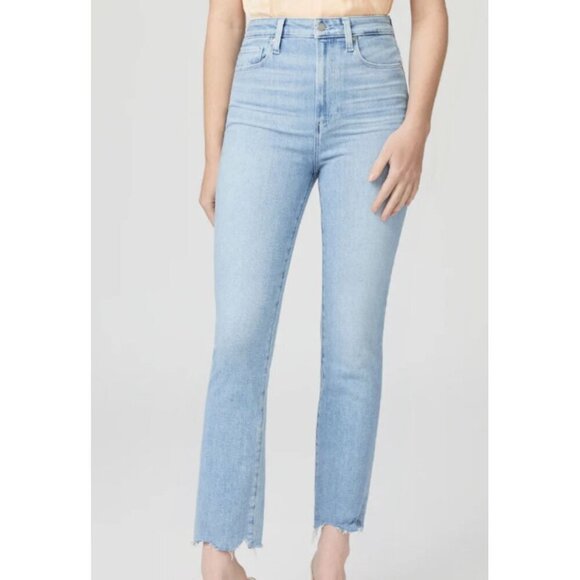 PAIGE Denim - Paige High Rise Cindy - Shooting Star w/ Stellar Hem In Women's Size 31